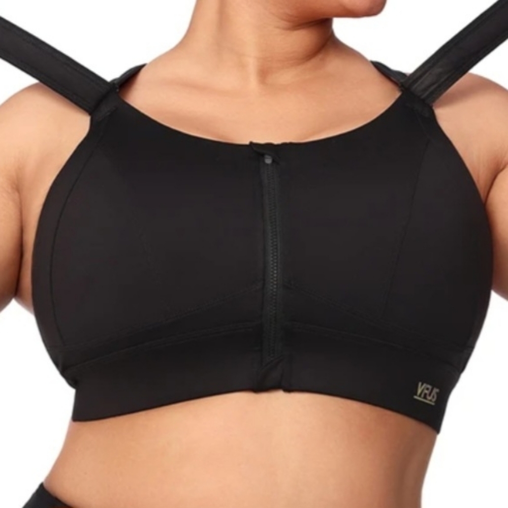 VFUS High Impact Adjustable Zip Front Sports Bra XL. **New With Tag**